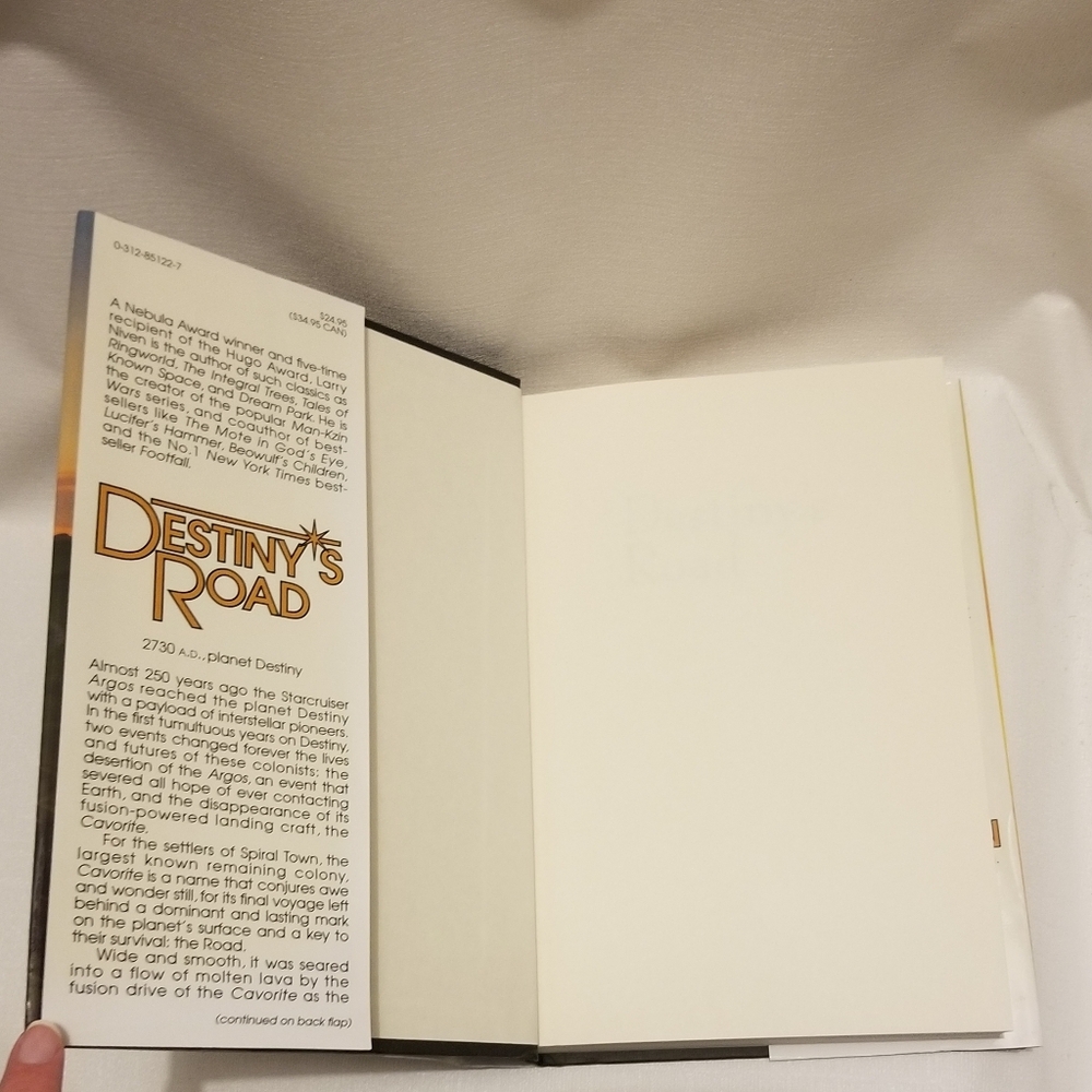 VGUC 1st Edition, Larry Niven's scifi bk, Destiny's Road - Picture 5 of 9